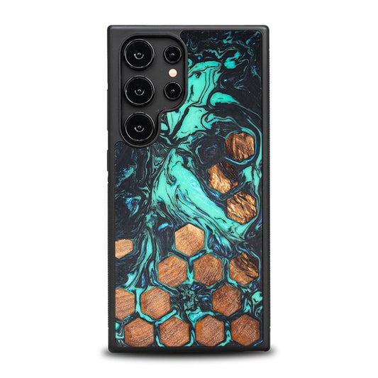 Samsung Galaxy S25 Ultra Handyhülle aus Harz und Holz - Synergy#F23