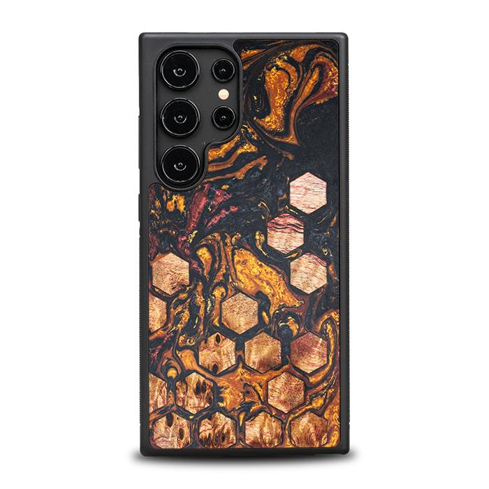 Samsung Galaxy S25 Ultra Handyhülle aus Harz und Holz - Synergy#F38