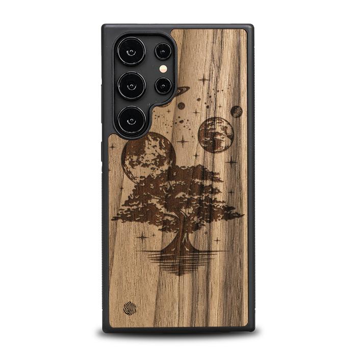 Samsung Galaxy S25 Ultra Handyhülle aus Holz - Galactic Garden