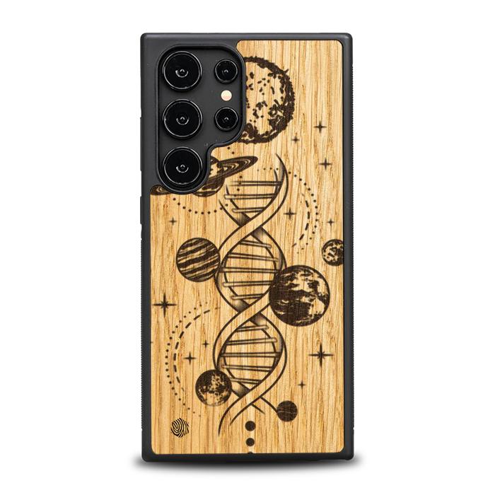 Samsung Galaxy S25 Ultra Handyhülle aus Holz - Space DNA (Eiche)