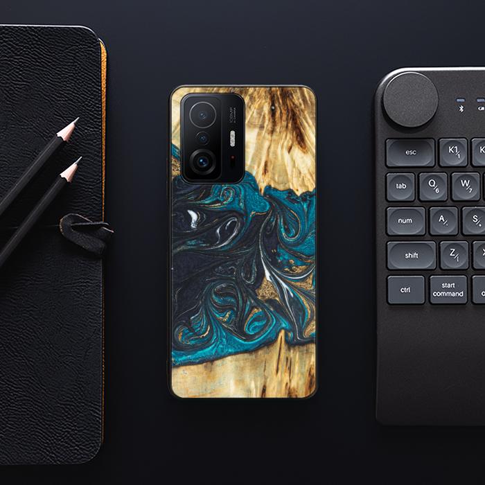 Xiaomi 11T / 11T Pro Handyhülle aus Harz und Holz - SYNERGY#E1