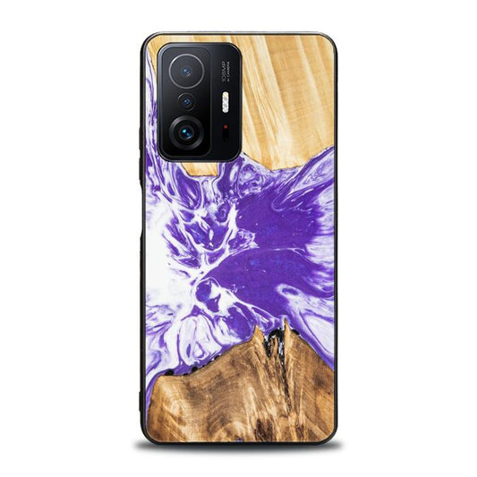 Xiaomi 11T / 11T Pro Handyhülle aus Harz und Holz - Synergy#A78