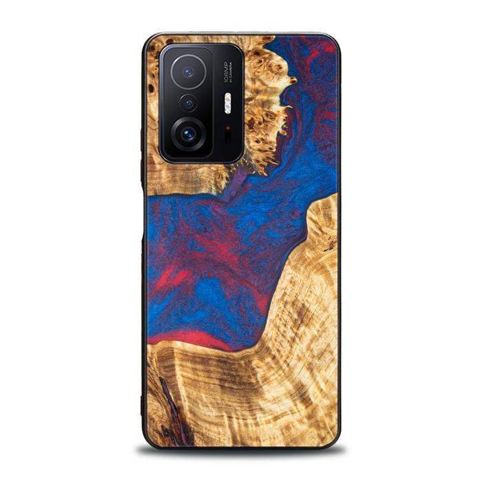 Xiaomi 11T / 11T Pro Handyhülle aus Harz und Holz - Synergy#E10