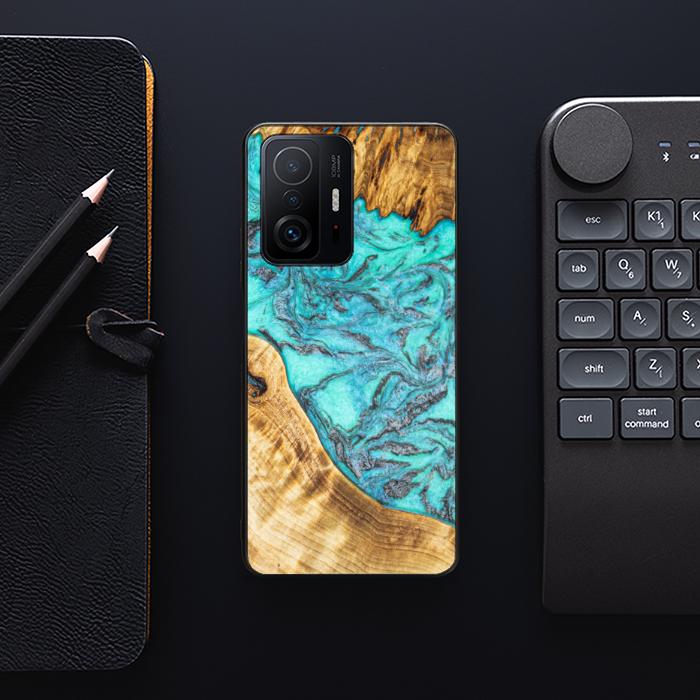 Xiaomi 11Etui na telefon T/11T Pro z żywicy i drewna - Synergy#E13