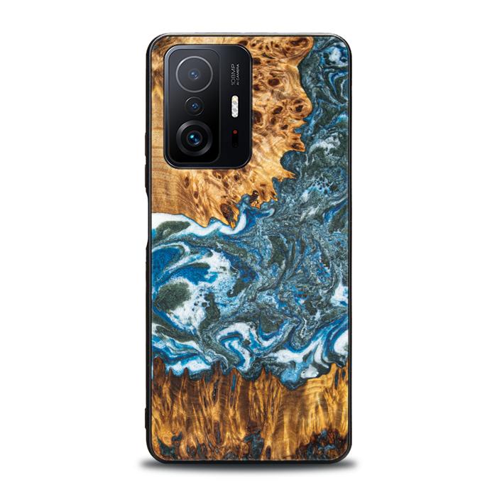 Xiaomi 11T / 11T Pro Handyhülle aus Harz und Holz - Synergy#E17