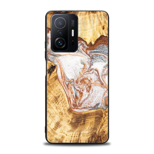 Xiaomi 11T / 11T Pro Handyhülle aus Harz und Holz - Synergy#E5