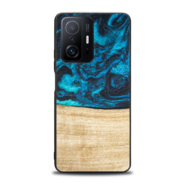 Xiaomi 11T / 11T Pro Handyhülle aus Harz und Holz - Synergy#F11