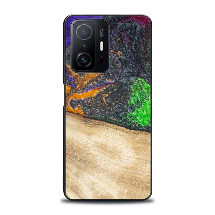 Xiaomi 11T / 11T Pro Handyhülle aus Harz und Holz - Synergy#F15