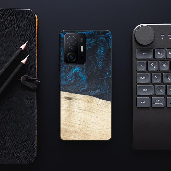 Xiaomi 11T / 11T Pro Handyhülle aus Harz und Holz - Synergy#F17