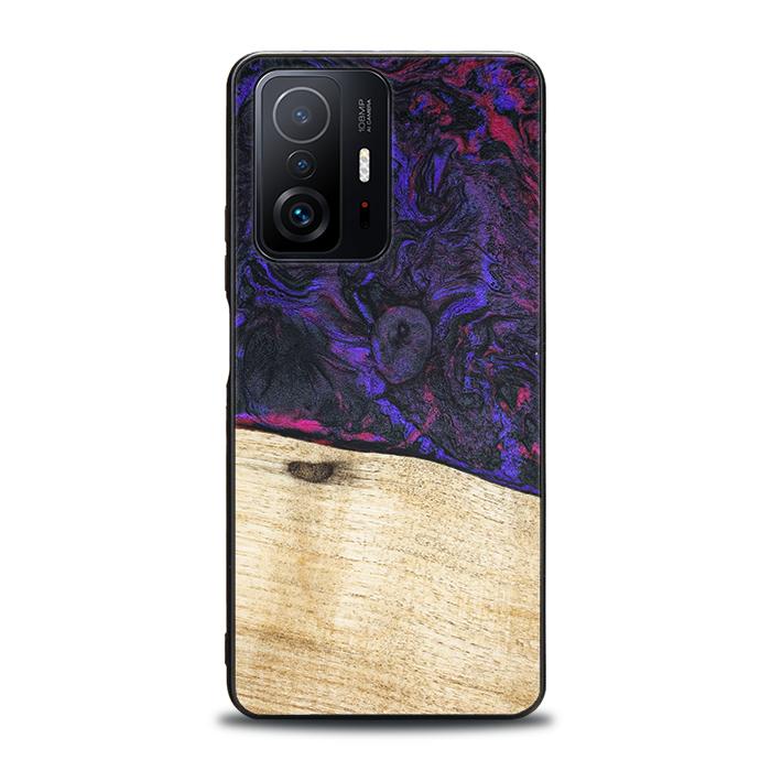 Xiaomi 11T / 11T Pro Handyhülle aus Harz und Holz - Synergy#F18