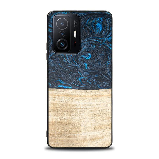 Xiaomi 11T / 11T Pro Handyhülle aus Harz und Holz - Synergy#F19