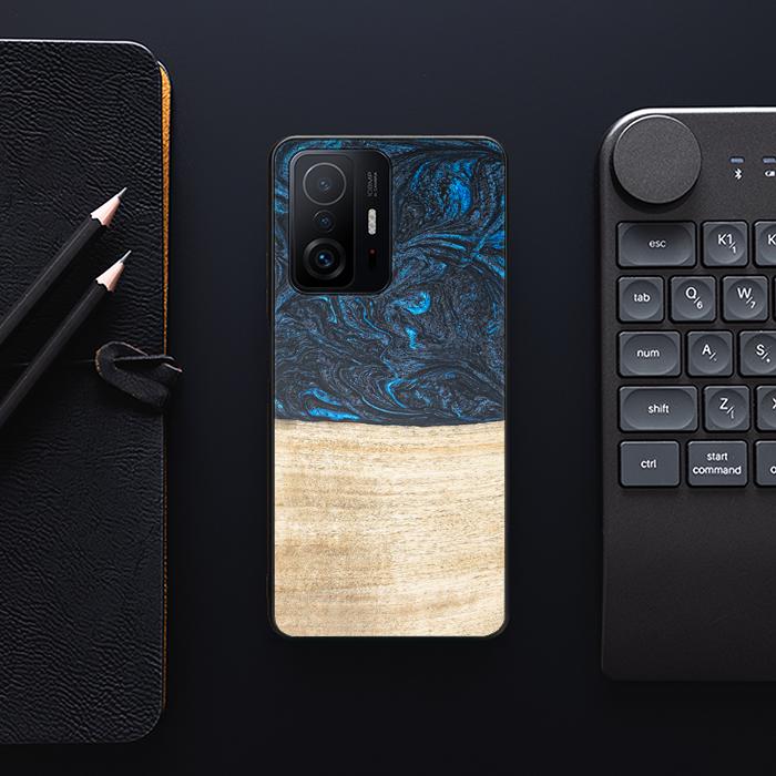 Xiaomi 11T / 11T Pro Handyhülle aus Harz und Holz - Synergy#F19