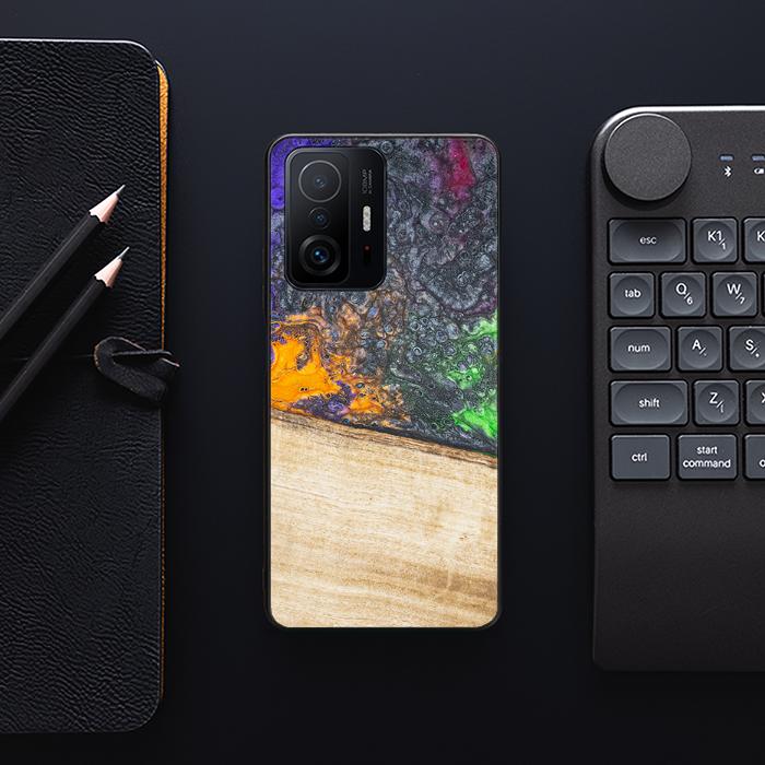 Xiaomi 11T / 11T Pro Handyhülle aus Harz und Holz - Synergy#F20