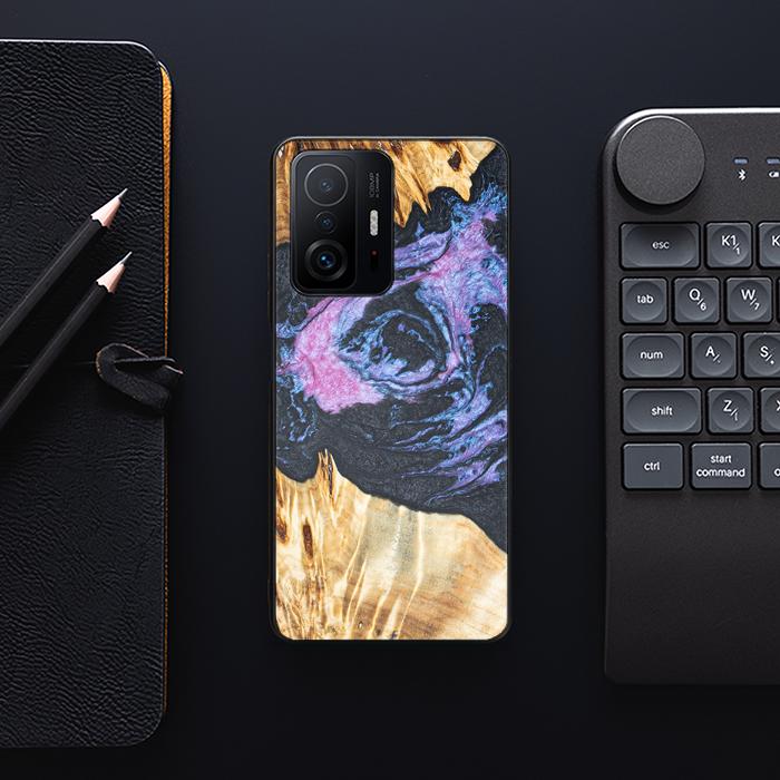 Xiaomi 11T / 11T Pro Handyhülle aus Harz und Holz - Synergy#F25