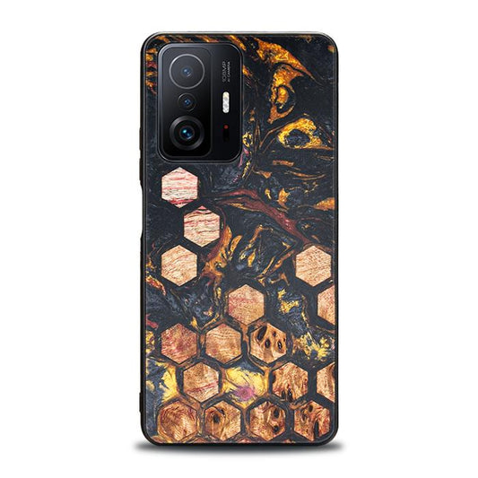 Xiaomi 11T / 11T Pro Handyhülle aus Harz und Holz - Synergy#F26