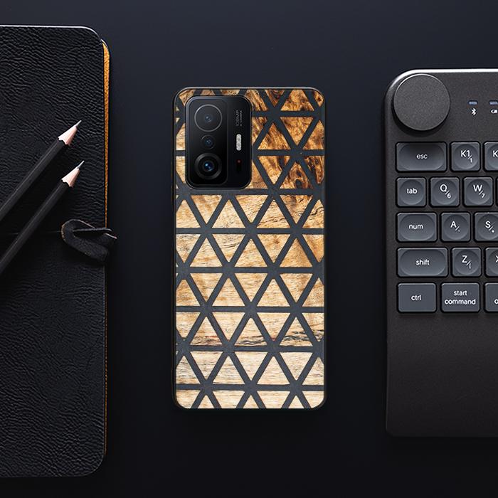 Xiaomi 11T / 11T Pro Handyhülle aus Harz und Holz - Synergy#F29