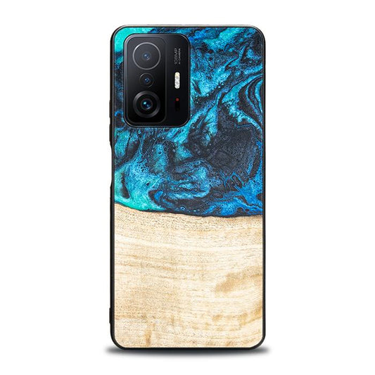 Xiaomi 11T / 11T Pro Handyhülle aus Harz und Holz - Synergy#F3