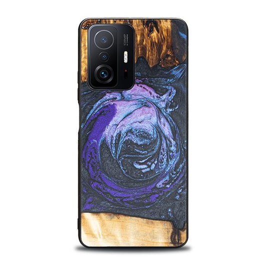 Xiaomi 11T / 11T Pro Handyhülle aus Harz und Holz - Synergy#F34