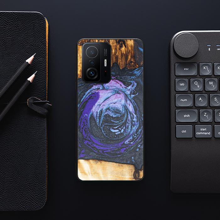 Xiaomi 11T / 11T Pro Handyhülle aus Harz und Holz - Synergy#F34