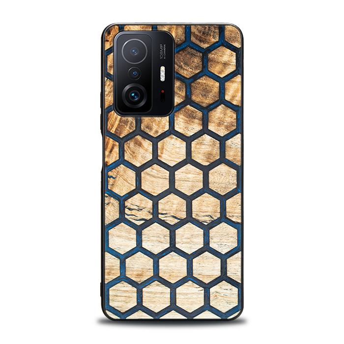 Xiaomi 11T / 11T Pro Handyhülle aus Harz und Holz - Synergy#F36