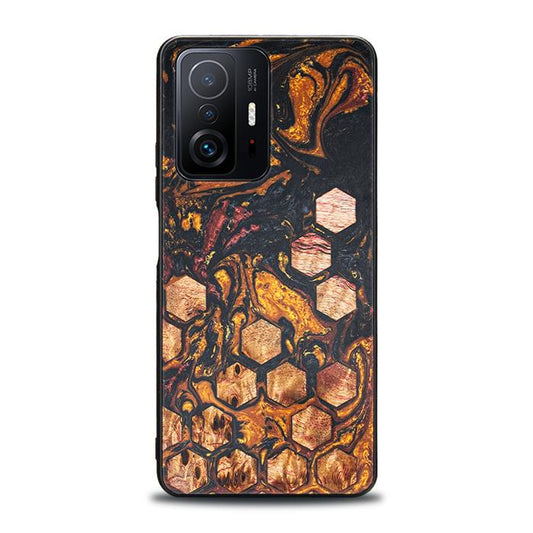 Xiaomi 11T / 11T Pro Handyhülle aus Harz und Holz - Synergy#F38