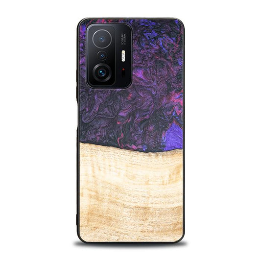 Xiaomi 11T / 11T Pro Handyhülle aus Harz und Holz - Synergy#F4