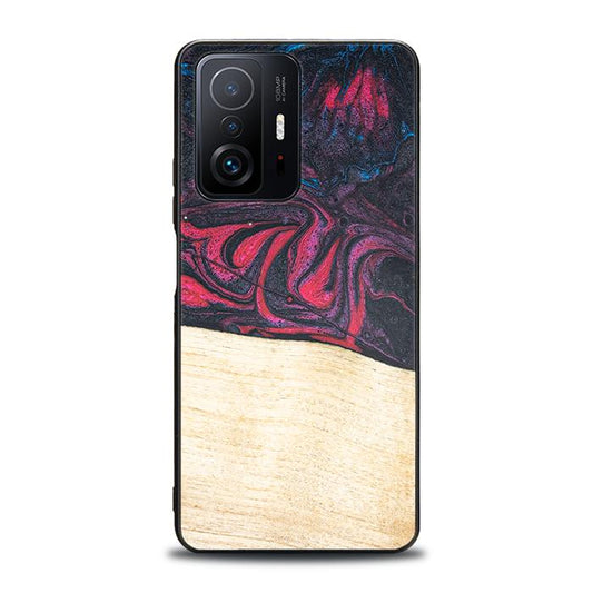 Xiaomi 11T / 11T Pro Handyhülle aus Harz und Holz - Synergy#F5
