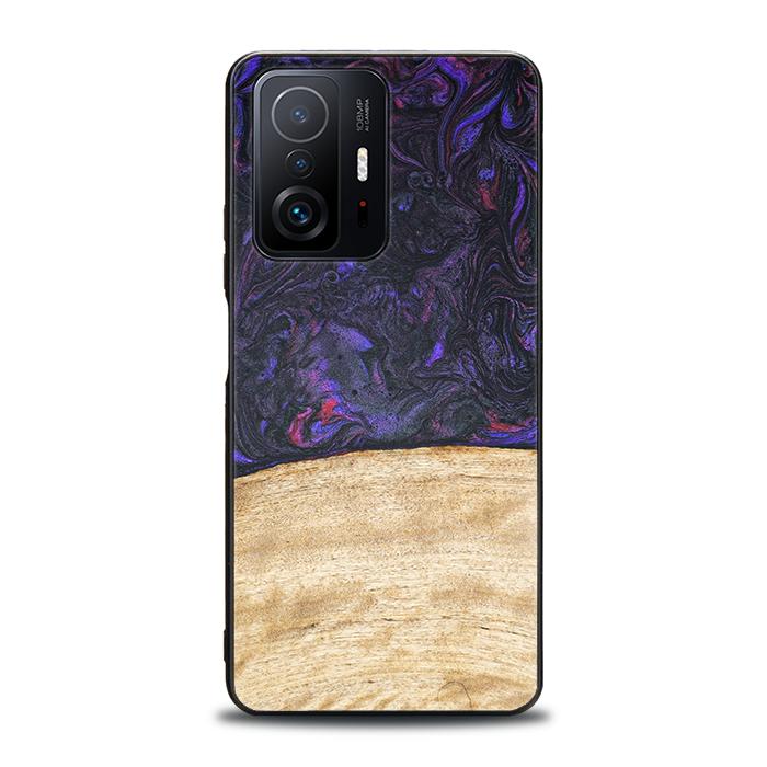 Xiaomi 11T / 11T Pro Handyhülle aus Harz und Holz - Synergy#F7