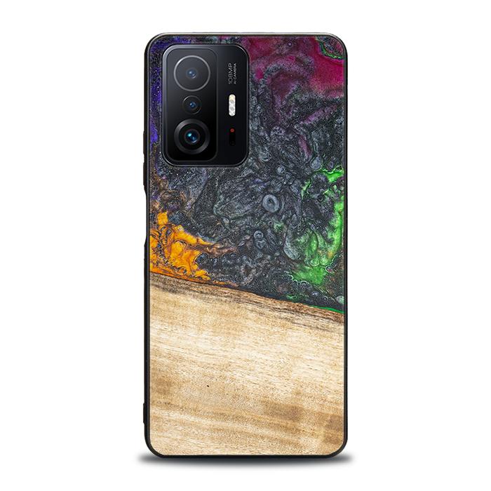 Xiaomi 11T / 11T Pro Handyhülle aus Harz und Holz - Synergy#F8