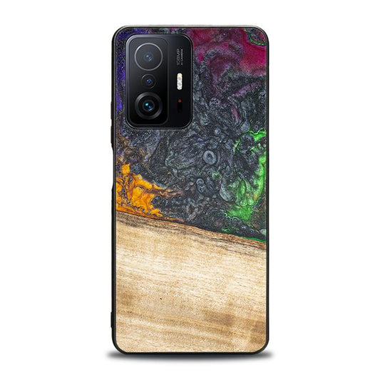Xiaomi 11T / 11T Pro Handyhülle aus Harz und Holz - Synergy#F8