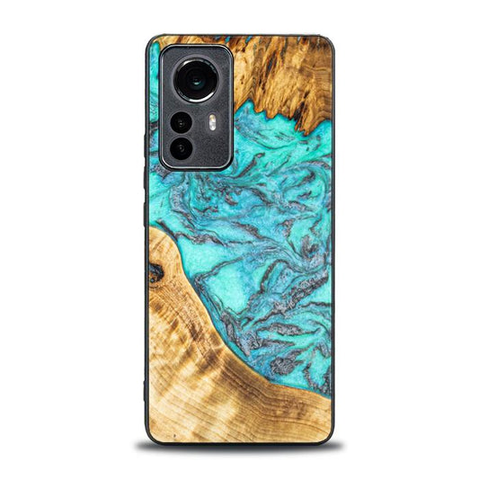 Xiaomi 12 Pro Etui na telefon z żywicy i drewna - Synergy#E13
