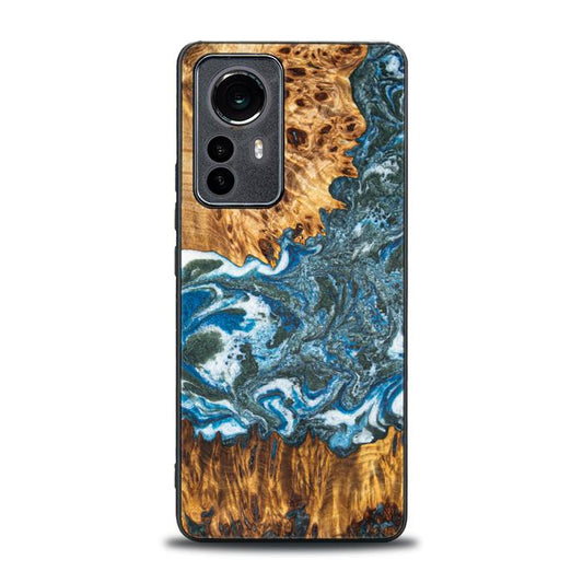Xiaomi 12 Pro Handyhülle aus Harz und Holz - Synergy#E17