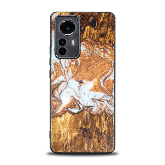 Xiaomi 12 Pro Etui na telefon z żywicy i drewna - Synergy#E18