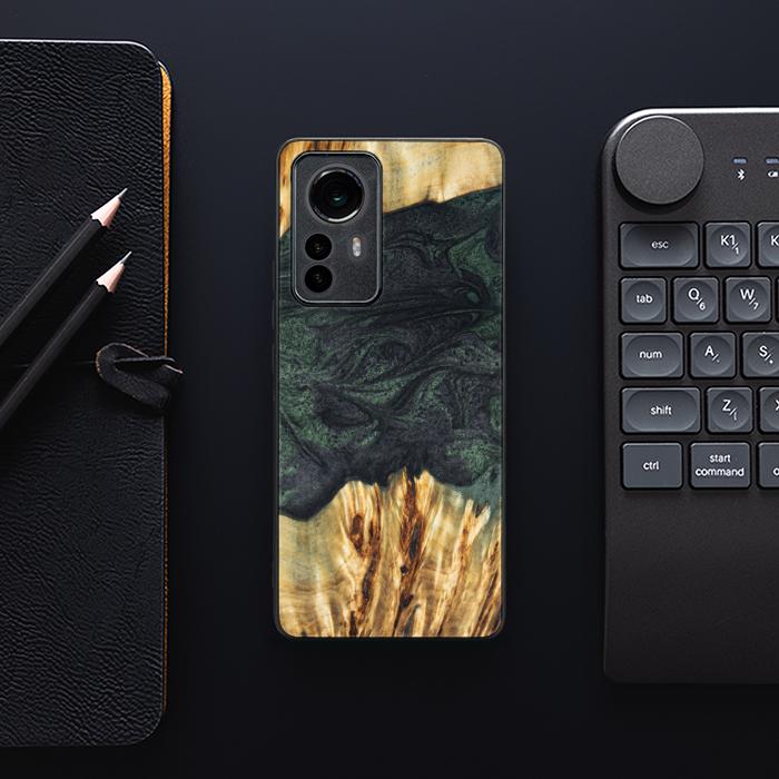 Xiaomi 12 Pro Handyhülle aus Harz und Holz - Synergy#E25
