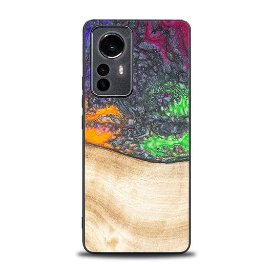 Xiaomi 12 Pro Handyhülle aus Harz und Holz - Synergy#F1