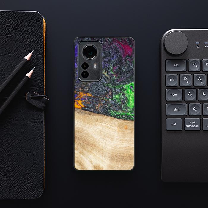 Xiaomi 12 Pro Handyhülle aus Harz und Holz - Synergy#F10