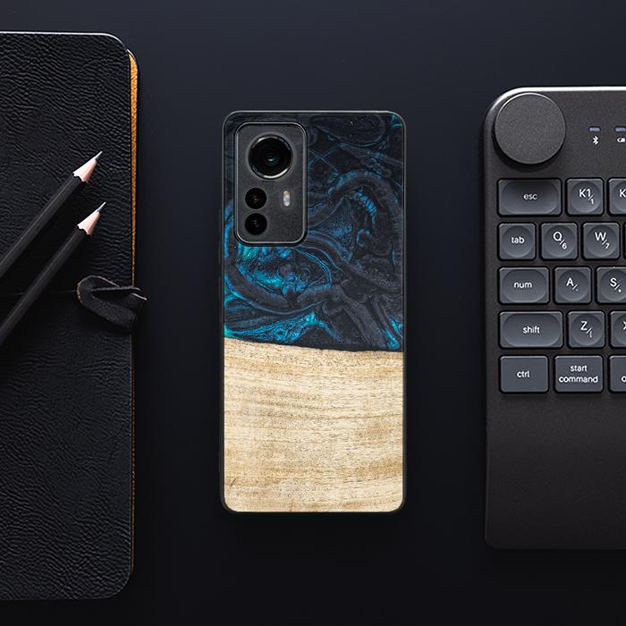 Xiaomi 12 Pro Handyhülle aus Harz und Holz - Synergy#F13