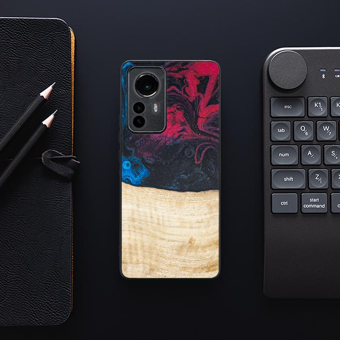 Xiaomi 12 Pro Handyhülle aus Harz und Holz - Synergy#F14