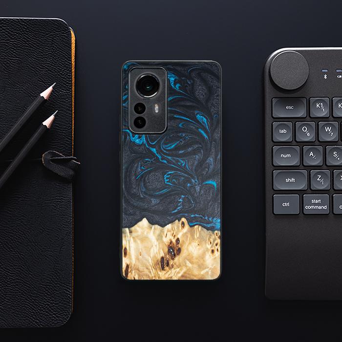Xiaomi 12 Pro Handyhülle aus Harz und Holz - Synergy#F21