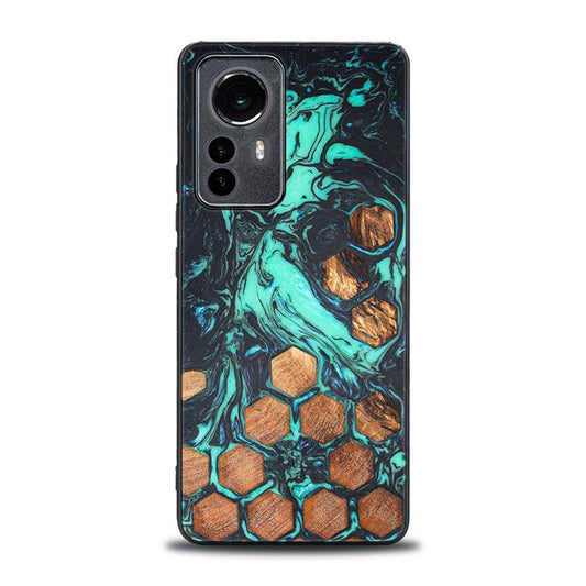 Xiaomi 12 Pro Handyhülle aus Harz und Holz - Synergy#F23