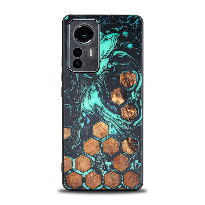 Xiaomi 12 Pro Handyhülle aus Harz und Holz - Synergy#F28