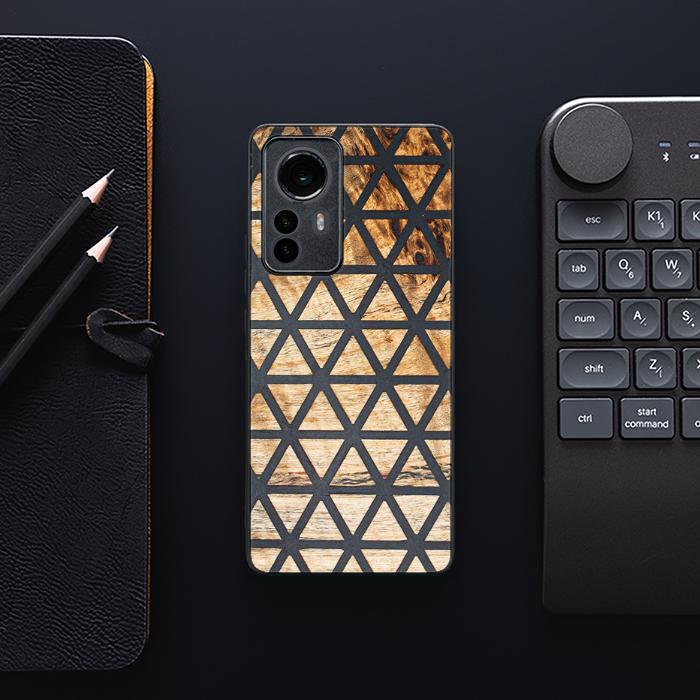 Xiaomi 12 Pro Handyhülle aus Harz und Holz - Synergy#F29