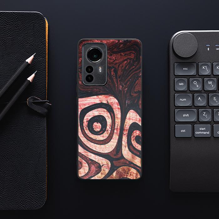 Xiaomi 12 Pro Handyhülle aus Harz und Holz - Synergy#F32