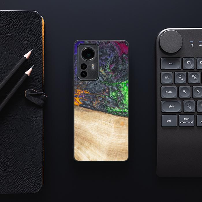 Xiaomi 12 / 12X Handyhülle aus Harz und Holz - Synergy#F10