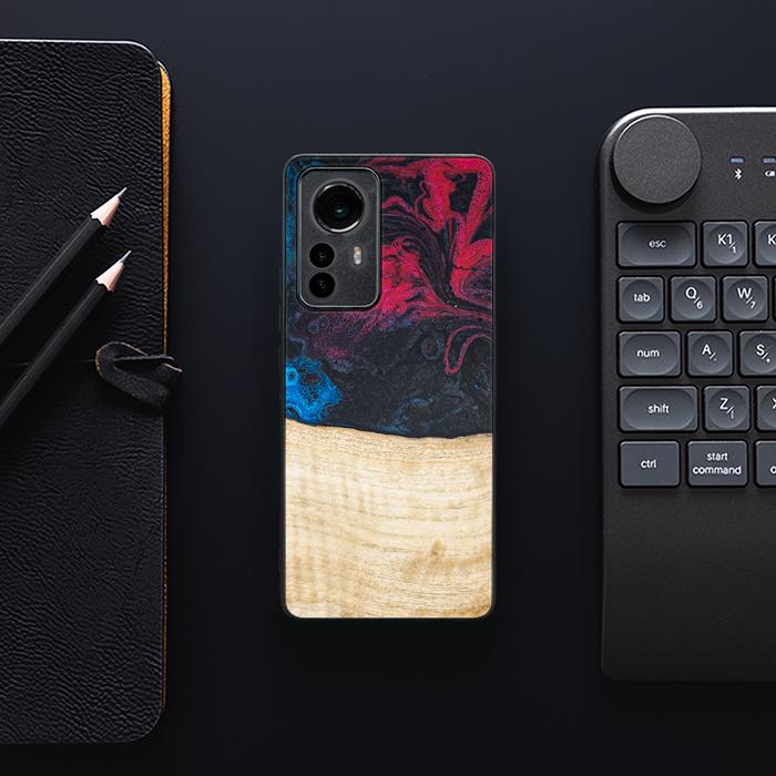 Xiaomi 12 / 12X Handyhülle aus Harz und Holz - Synergy#F14