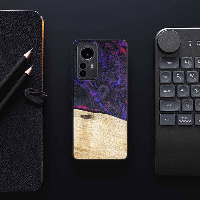Xiaomi 12 / 12X Handyhülle aus Harz und Holz - Synergy#F18