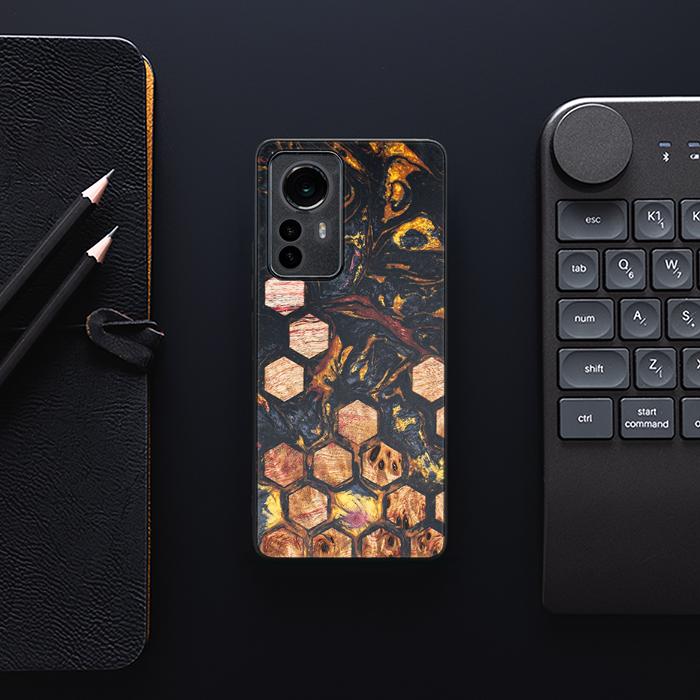 Xiaomi 12 / 12X Handyhülle aus Harz und Holz - Synergy#F26