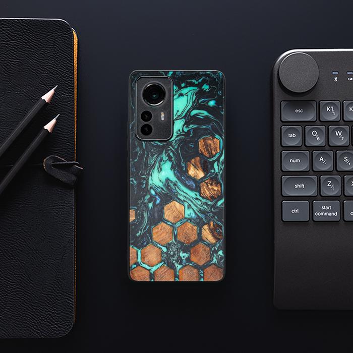 Xiaomi 12 / 12X Handyhülle aus Harz und Holz - Synergy#F28