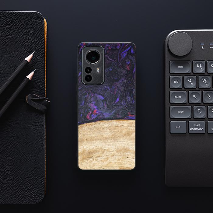 Xiaomi 12 / 12X Handyhülle aus Harz und Holz - Synergy#F7