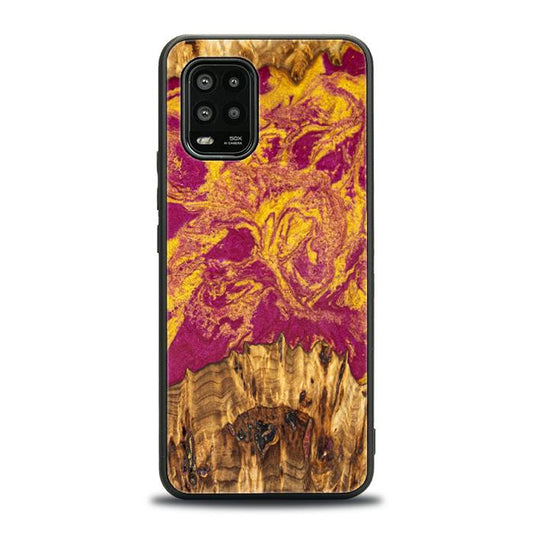 Xiaomi Mi 10 lite Handyhülle aus Harz und Holz - Synergy#E11